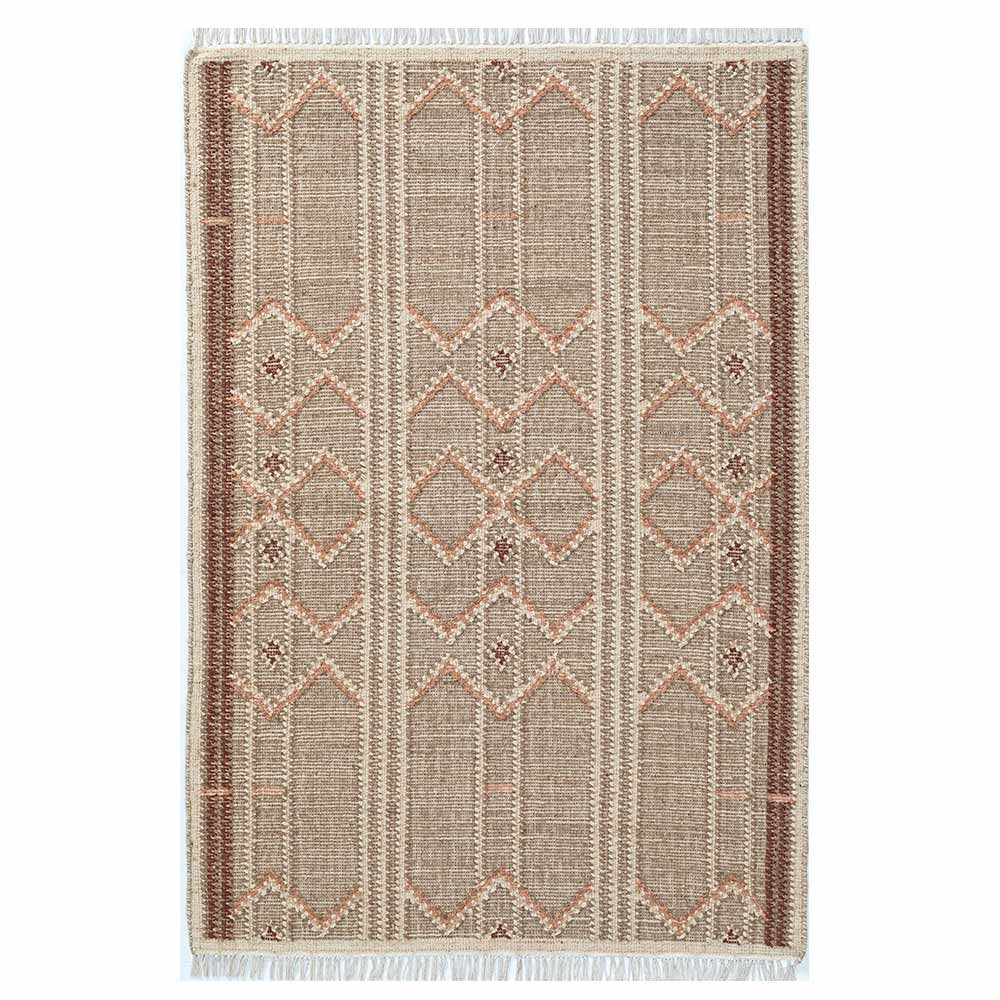 Flat Weave Jute & Wool Rug | Rug Root