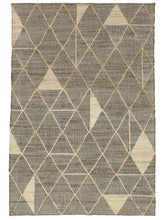 Load image into Gallery viewer, Flat Weave Jute &amp; Wool Rug | Rug Root
