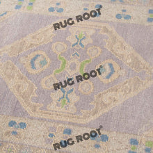Load image into Gallery viewer, Antique Lavender Turkish Rug | Vintage Handwoven Wool with Tribal Motifs

