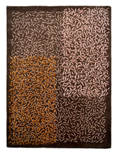 Load image into Gallery viewer, Hand Tufted Abstract Designer Rug 9x12 (New Zealand Wool) - Colors Mocha, Lagoon, &amp; Bloom
