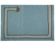 Load image into Gallery viewer, RUG ROOT Modern Hand Tufted Rug in Light Blue with Minimalist Design
