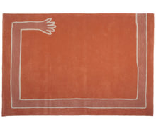 Load image into Gallery viewer, RUG ROOT Modern Hand Tufted Rug in Terracotta with Abstract Design
