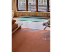 Load image into Gallery viewer, RUG ROOT Modern Minimalist Hand Tufted Rug in Terracotta with Abstract Hand Design
