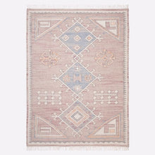 Load image into Gallery viewer, Handwoven Jute &amp; Wool Flatweave Dhurrie Rug for Living Room, Bedroom &amp; Entryway
