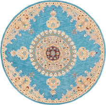 Load image into Gallery viewer, Vintage Hand Tufted Rug Medallion Design Carpet For Living Room, Bedroom
