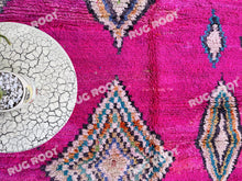 Load image into Gallery viewer, Blushing Nomad | Handwoven Pink Boujaad Rug | Bohemian Luxe
