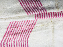 Load image into Gallery viewer, Moroccan Pink Diamond Dream | Handwoven Beni Ourain Rug with Modern Flair
