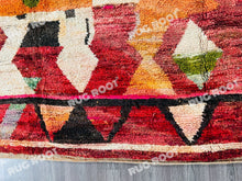 Load image into Gallery viewer, Bohemian Tapestry | Colorful Boujad Rug | Handcrafted in Morocco
