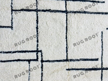 Load image into Gallery viewer, Contemporary Beni Ourain Rug | Handwoven Moroccan Wool with Abstract Pattern
