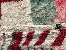 Load image into Gallery viewer, Timeless Moroccan Boujaad | Vintage Rug with Bohemian Flair
