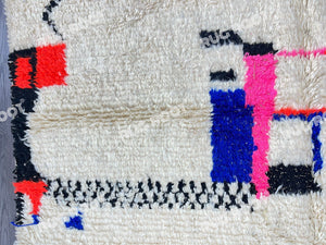 Bohemian Minimalism | Handwoven Moroccan Rug | Solid Berber Wool