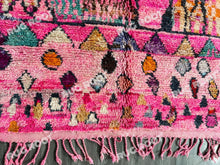 Load image into Gallery viewer, Moroccan Blush | Artistic Large Boujaad Rug in Pink | Handwoven Berber Wool
