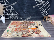 Load image into Gallery viewer, Bohemian Rhapsody | Colorful Moroccan Boujaad Rug in a Symphony of Wool
