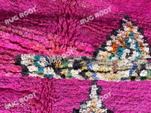 Load image into Gallery viewer, Blushing Nomad | Handwoven Pink Boujaad Rug | Bohemian Luxe
