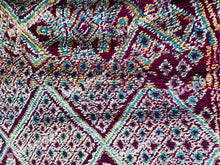 Load image into Gallery viewer, Handwoven Happiness | Purple Beni Ourain Rug from the Boujaad Region
