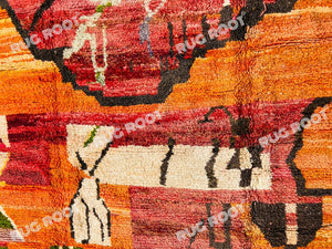 Bohemian Tapestry | Colorful Boujad Rug | Handcrafted in Morocco