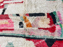 Load image into Gallery viewer, Timeless Moroccan Boujaad | Vintage Rug with Bohemian Flair
