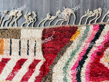 Load image into Gallery viewer, Timeless Moroccan Boujaad | Vintage Rug with Bohemian Flair
