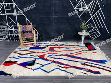 Load image into Gallery viewer, Bohemian Moroccan Dream | Handcrafted Azilal Rug in a Symphony of Colors
