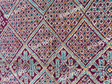 Load image into Gallery viewer, Handwoven Happiness | Purple Beni Ourain Rug from the Boujaad Region
