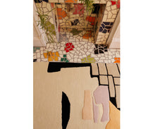 Load image into Gallery viewer, Abstract Neutral Palette Hand Tufted Rug
