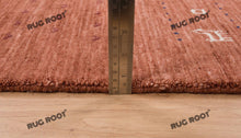 Load image into Gallery viewer, Handcrafted Haven | Red-Brown Gabbeh Rug with Subtle Orange Accents
