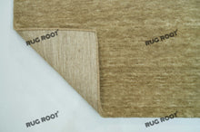 Load image into Gallery viewer, Earthy Elegance | Handwoven Wool Gabbeh Rug in Natural Olive Tones
