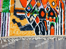 Load image into Gallery viewer, Hand-Knotted Orange Bliss | A Custom Contemporary Rug for Modern Living
