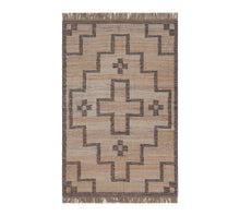 Load image into Gallery viewer, Flat Weave Jute &amp; Wool Rug | Rug Root
