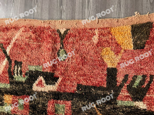 Marrakesh Sunset | Handcrafted Red Rug | Authentic Moroccan Beauty