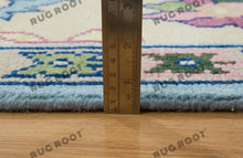 Load image into Gallery viewer, Lilac Tapestry | Hand KNotted Oushak Rug with Cream &amp; Blue Accents
