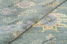 Load image into Gallery viewer, Dissolving Tapestry | Handwoven Abstract Oushak Rug | Living, Bedroom
