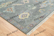 Load image into Gallery viewer, Dissolving Tapestry | Handwoven Abstract Oushak Rug | Living, Bedroom
