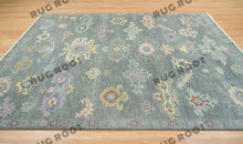 Load image into Gallery viewer, Dissolving Tapestry | Handwoven Abstract Oushak Rug | Living, Bedroom
