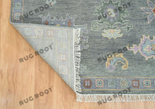 Load image into Gallery viewer, Dissolving Tapestry | Handwoven Abstract Oushak Rug | Living, Bedroom
