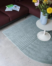 Load image into Gallery viewer, Hand Tufted Geometric Design Rug Irregular Shape New Zealand Wool Multiple Colors
