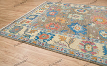 Load image into Gallery viewer, Modern Turkish Oushak | Peanut Brown Contemporary Rug for Children&#39;s Room
