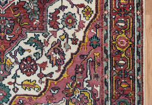 Bohemian Turkish Delight | Handwoven Oushak Rug in Vibrant Colors with Modern Flair