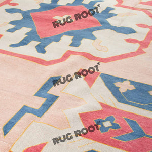 Handcrafted Turkish Statement | Vibrant Pink Knot Rug