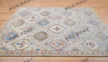 Load image into Gallery viewer, Whispers of History | Antique Hand-Knotted Persian Rug in Muted Gray Tones
