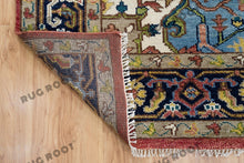 Load image into Gallery viewer, Timeless Artisanry | Heriz Serapi Rug with Intricate Geometric and Floral Patterns
