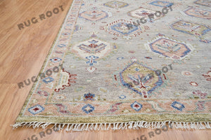 Whispers of History | Antique Hand-Knotted Persian Rug in Muted Gray Tones