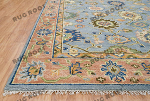 Timeless Elegance | Vintage Turkish Rug with Intricate Floral Motifs