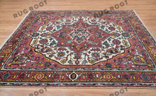 Load image into Gallery viewer, Bohemian Turkish Delight | Handwoven Oushak Rug in Vibrant Colors with Modern Flair
