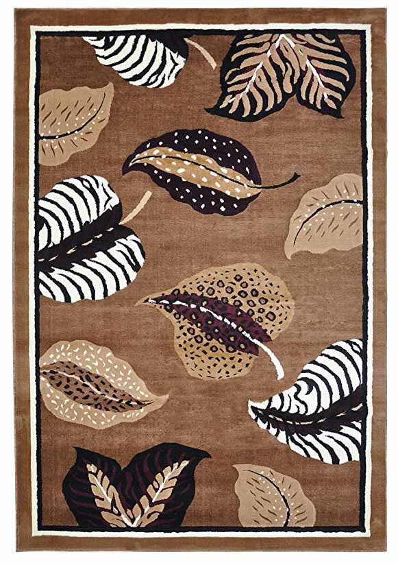 RUG ROOT Carpet For Bedroom Mulberry Leaf | Modern | Gold | Brown
