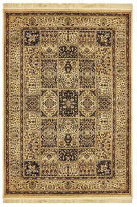 RUG ROOT Silk Persian Bakhtiari Design Carpet And Rugs | Beige Color